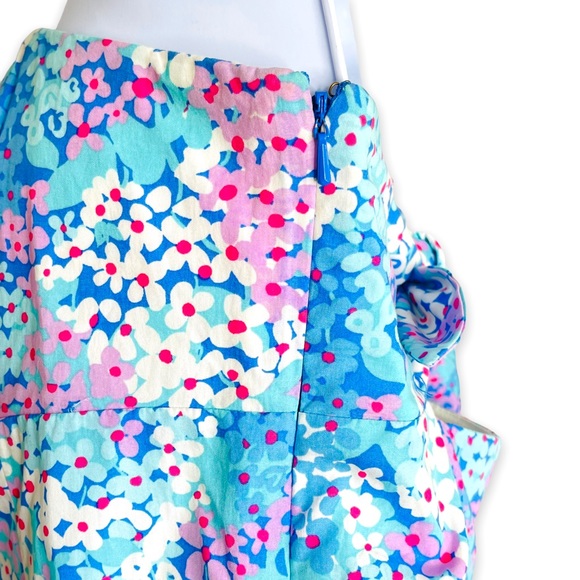 Lilly Pulitzer Franco Strapless Dress in Dot Dot Hop Print Size 8 - Picture 4 of 10